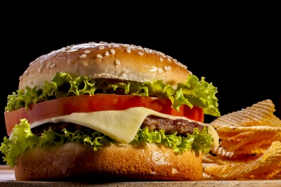 Negocio de hamburguesas.