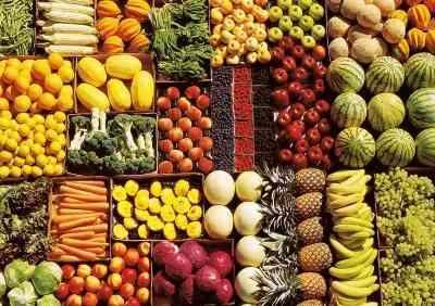 Cómo exhibir frutas y verduras