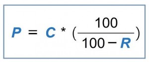 Formula de precio de venta