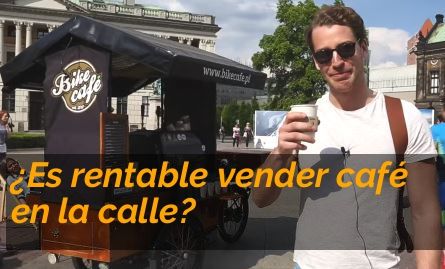 Vender café en la calle